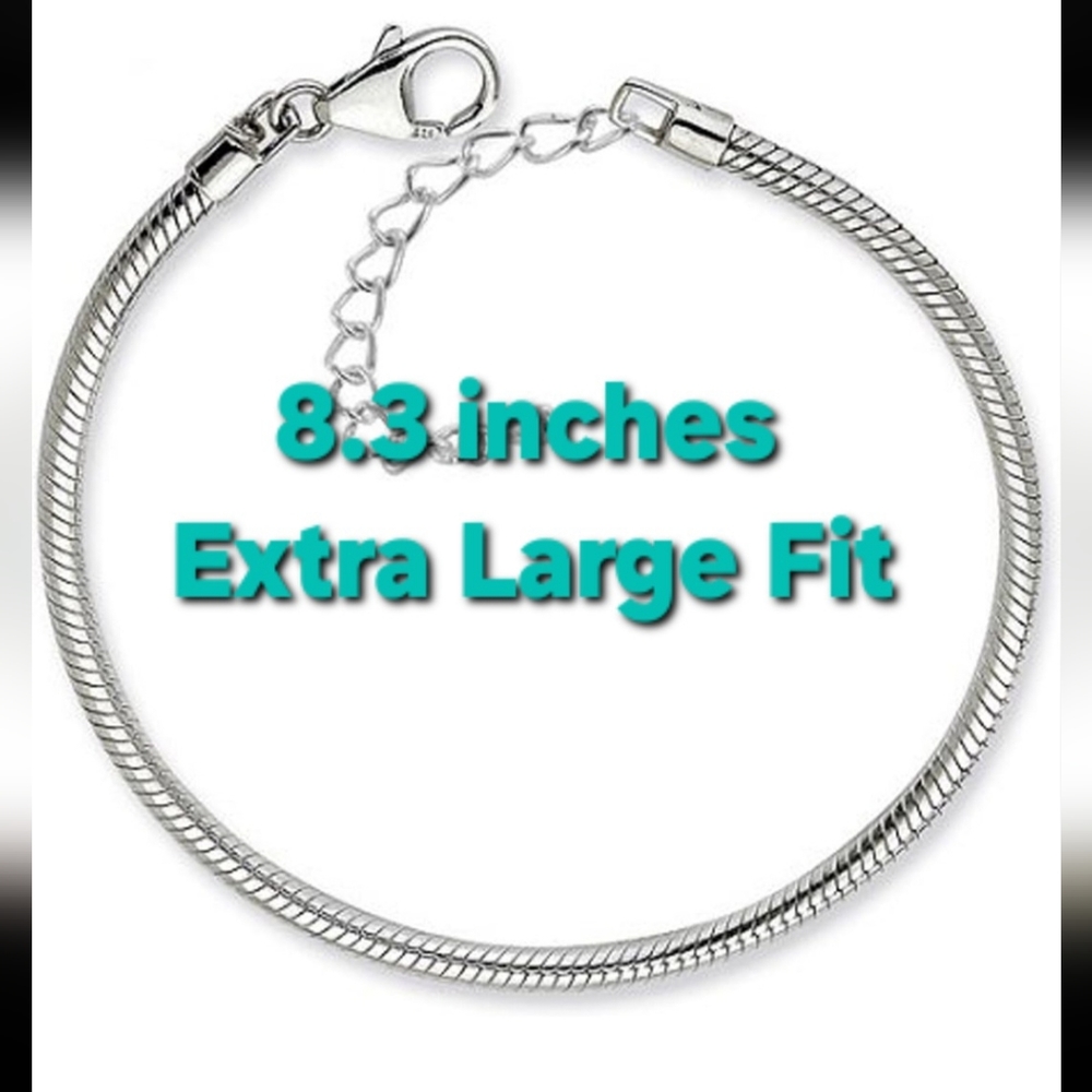 Silver Charm Bracelet Starter Bracelet Only No Charms